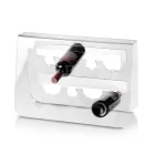 Suport pentru sticle de vin de podea din cristal acrilic transparent - Dappino Viadurini