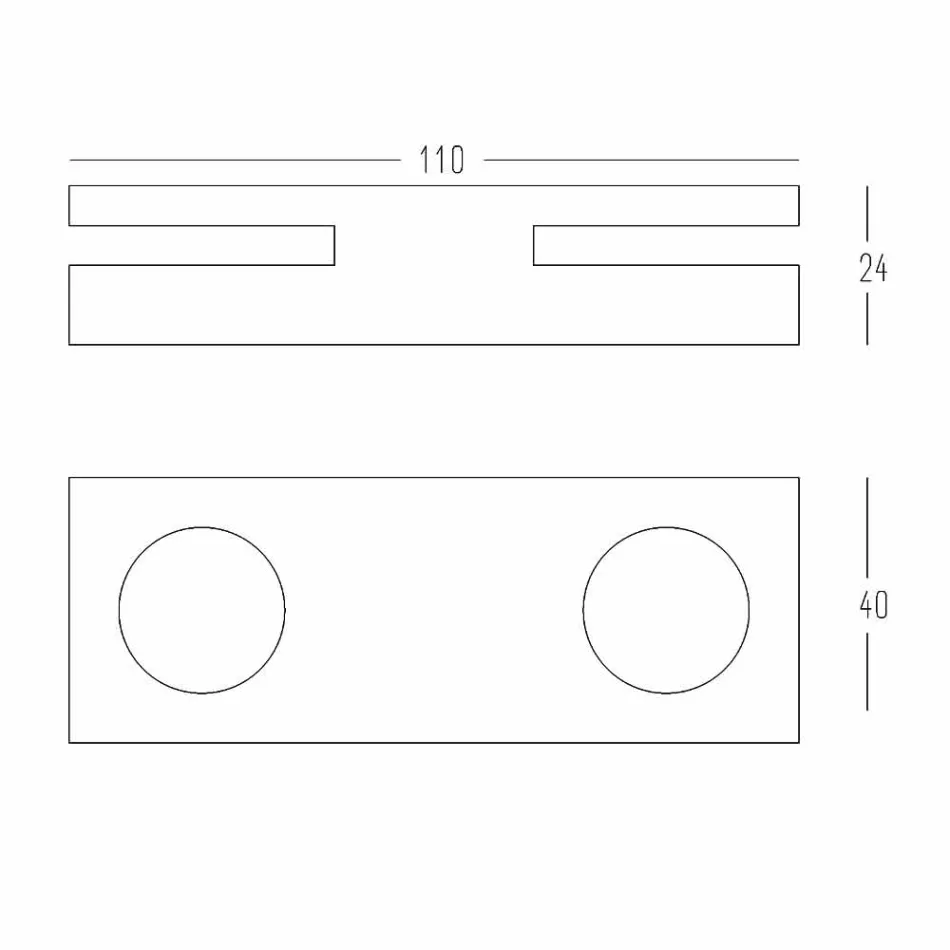 Suport pentru lumânări Corian alb pentru sufragerie Made in Italy - Sisifo Viadurini