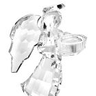Suport pentru lumânări din cristal de lux în formă de înger italian - Paqui Viadurini