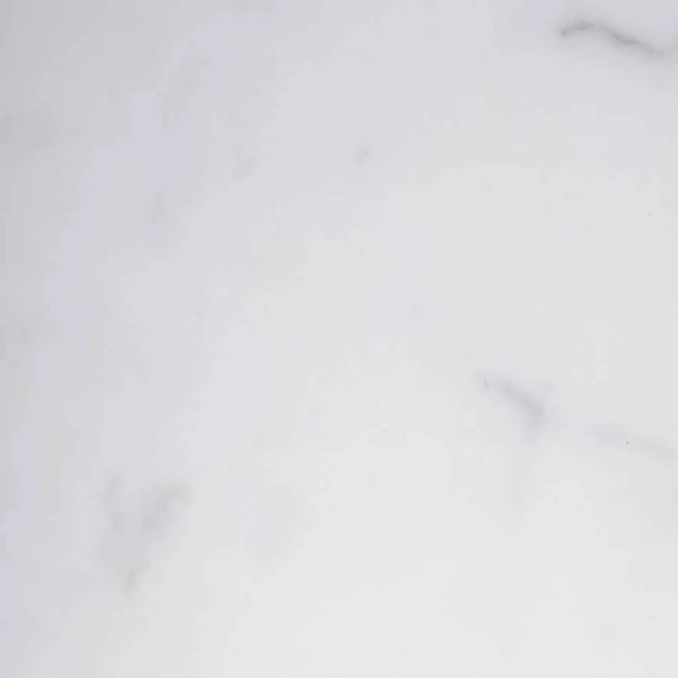 Suport de lumânări Carrara, Marquinia și alamă Made in Italy - Braxton Viadurini