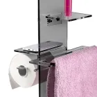 Suport pentru hârtie, prosop și bideu pentru săpun Made in Italy - Pluto Viadurini