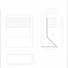 Suport pentru cuțite de bucătărie în bucătărie Corian alb Design elegant - Ivanova Viadurini