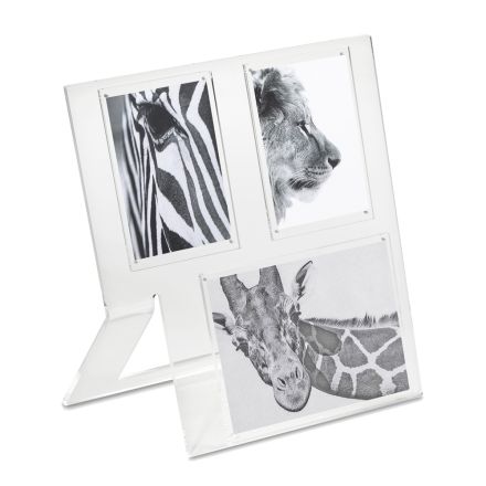Design rame foto din cristal acrilic transparent 3 imagini - Alizar Viadurini