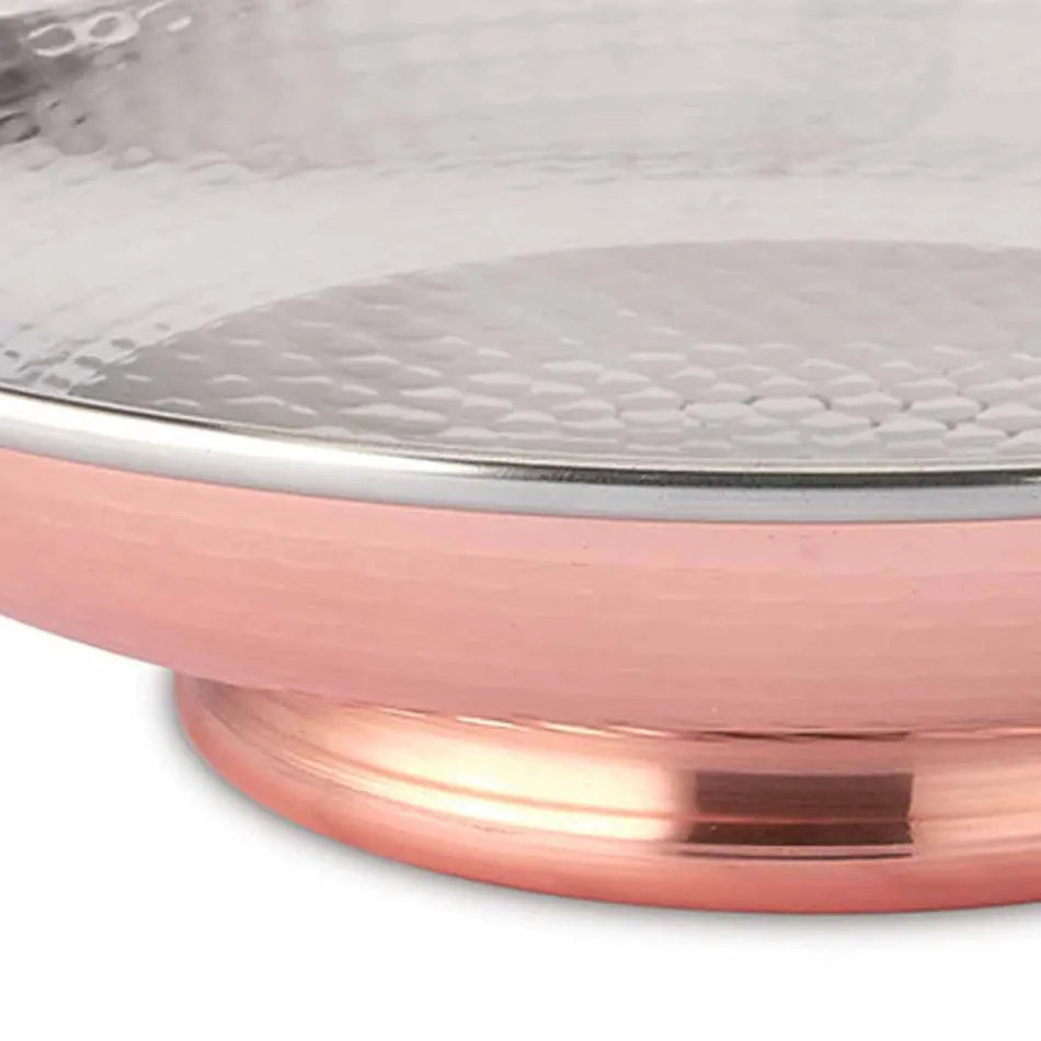 Bol de fructe de masă de proiectare Centrala de cupru bătută manual 28 cm - Terraemare Viadurini