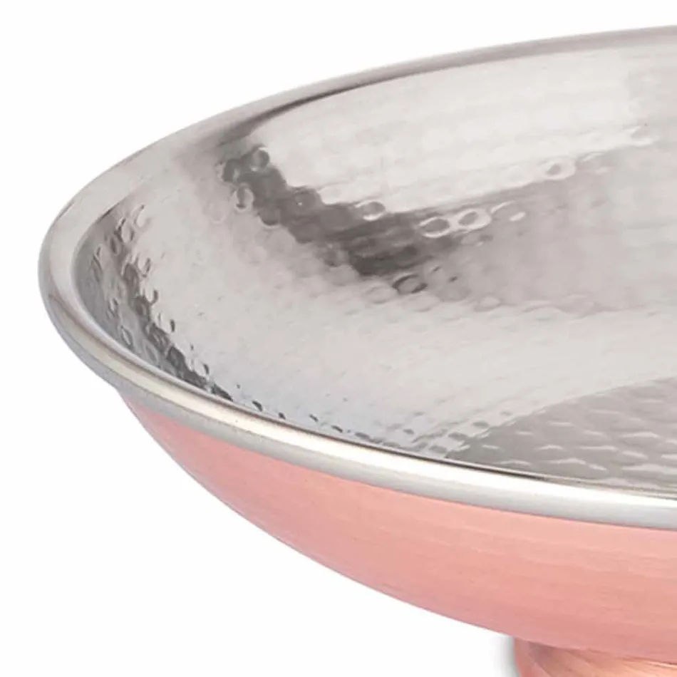 Bol de fructe de masă de proiectare Centrala de cupru bătută manual 28 cm - Terraemare Viadurini