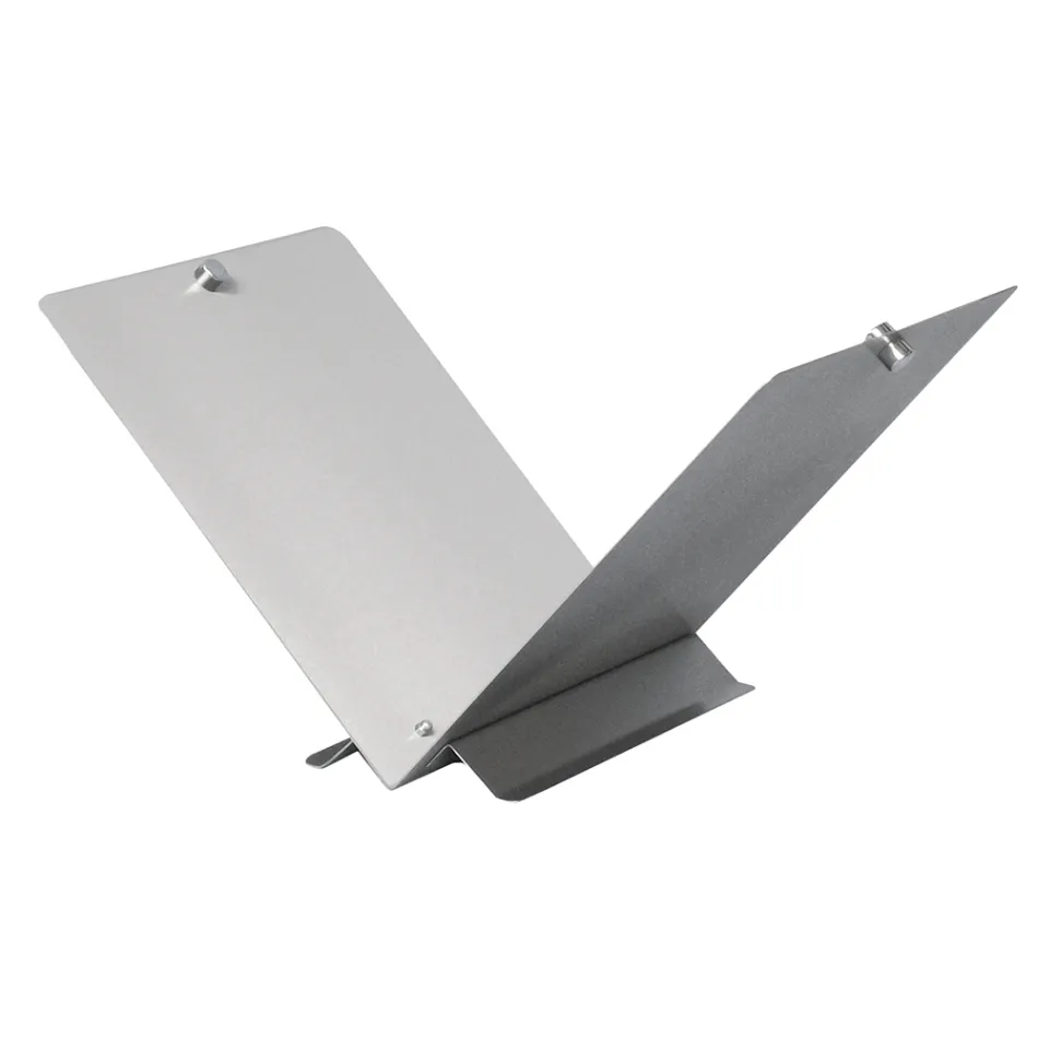 Suport de lemn in forma de carte deschisa din metal sau otel Made in Italy - Falco Viadurini