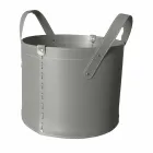 Suport cilindric pentru jurnal din piele regenerată cu roți Tonda Firestyle Viadurini