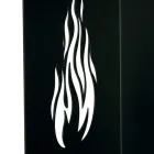 Suport lemn cu roti si sertar superior Made in Italy - Polare Viadurini