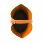 Portalegna din interior cu roată într-o piele regenerată modernă Fabia Viadurini