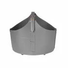 Portalegna din interior cu roată într-o piele regenerată modernă Fabia Viadurini