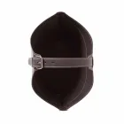 Portalegna din interior cu roată într-o piele regenerată modernă Fabia Viadurini