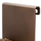 Suport interior pentru lemn de foc din oțel maro, fabricat în Italia cu unelte - Volturno Viadurini