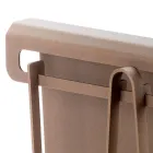 Suport interior pentru lemn de foc din oțel maro, fabricat în Italia cu unelte - Volturno Viadurini