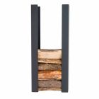 Suport pentru lemn de foc de perete / podea, design, PLDU Caf Design Viadurini