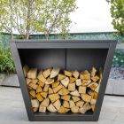 Suport pentru lemn de foc din interior sau exterior cu design de lucru - Esplanade Viadurini