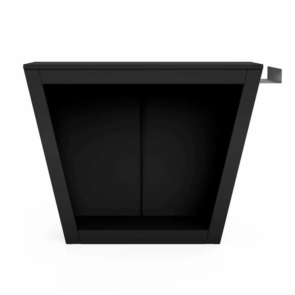 Suport de lemn de foc cu design interior sau exterior cu blatul de lucru - Esplanade Viadurini