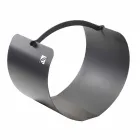 Suport de bușteni din oțel cu mâner de înaltă calitate fabricat în Italia - Luna 2020 Viadurini