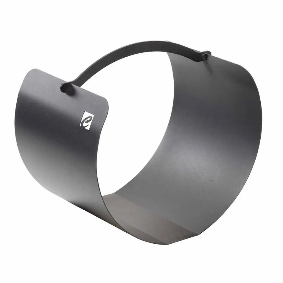 Suport de bușteni din oțel cu mâner de înaltă calitate fabricat în Italia - Luna 2020 Viadurini