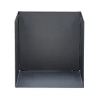 Suport pentru lemne de foc din otel vopsit negru Made in Italy - Fiamme Viadurini