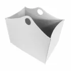 Portalegna din piele legat cu roți WoodBag fabricate în Italia Viadurini