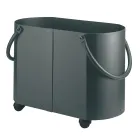 Suport lemn in diferite finisaje cu 2 manere laterale Made in Italy - Impala Viadurini