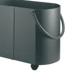 Suport lemn in diferite finisaje cu 2 manere laterale Made in Italy - Impala Viadurini