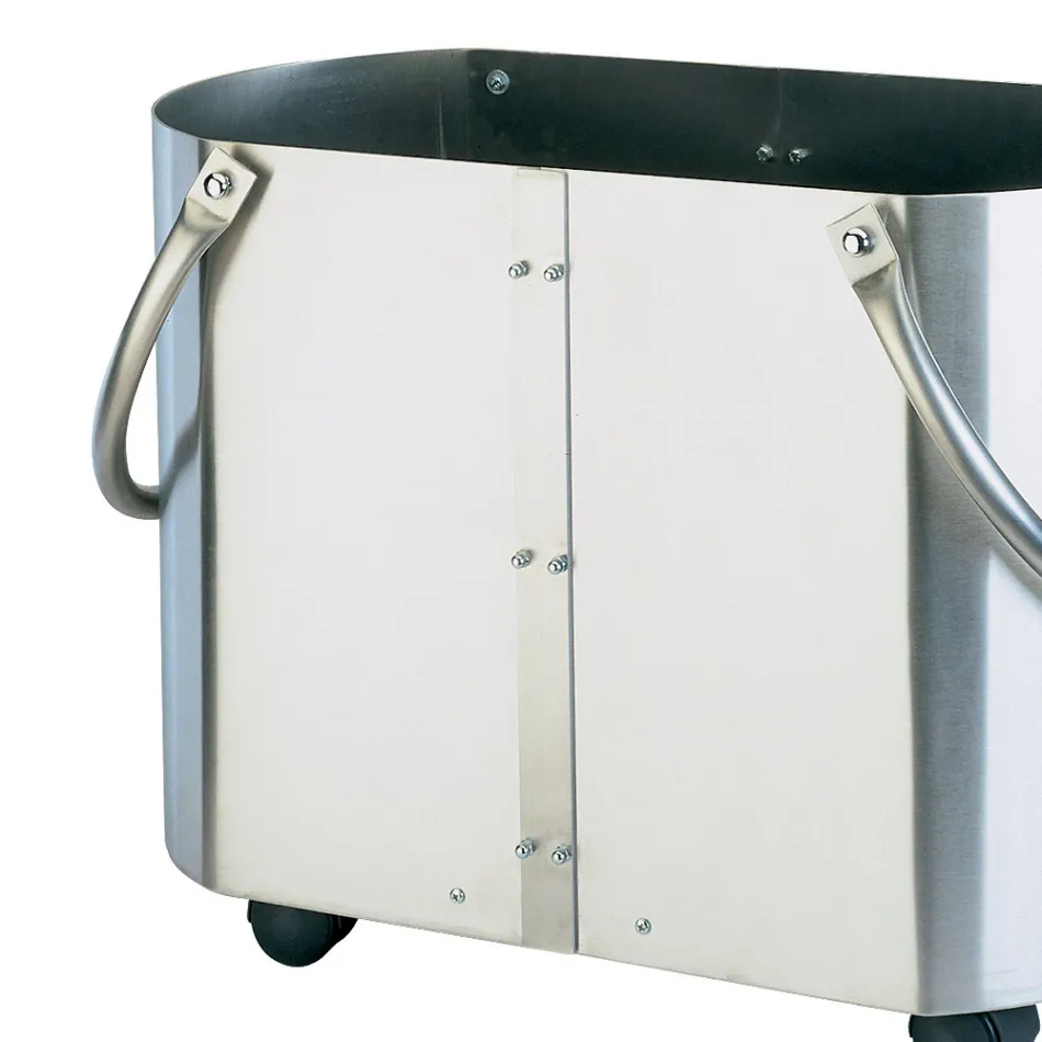 Suport lemn in diferite finisaje cu 2 manere laterale Made in Italy - Impala Viadurini