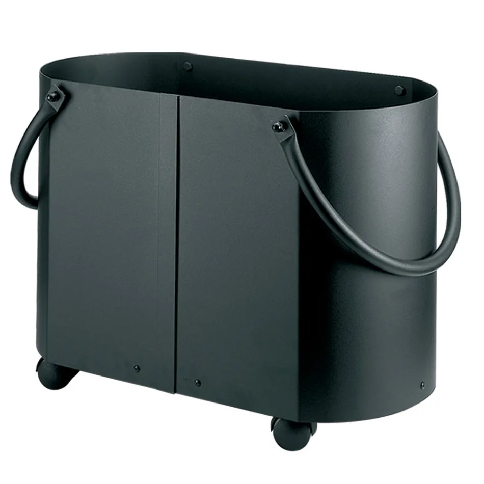 Suport lemn in diferite finisaje cu 2 manere laterale Made in Italy - Impala Viadurini