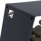 Suport modern pentru podea din oțel vopsit Fabricat în Italia - Demetra Viadurini