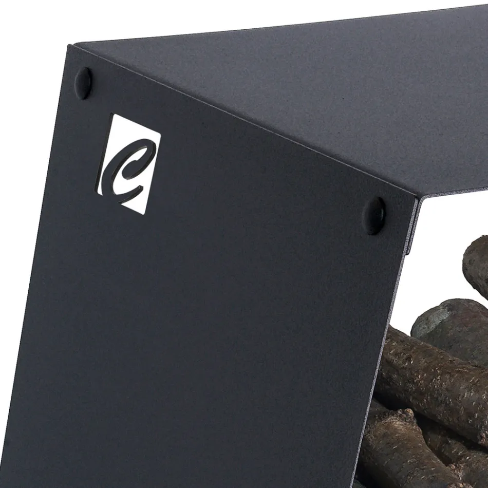 Suport modern pentru podea din oțel vopsit Fabricat în Italia - Demetra Viadurini