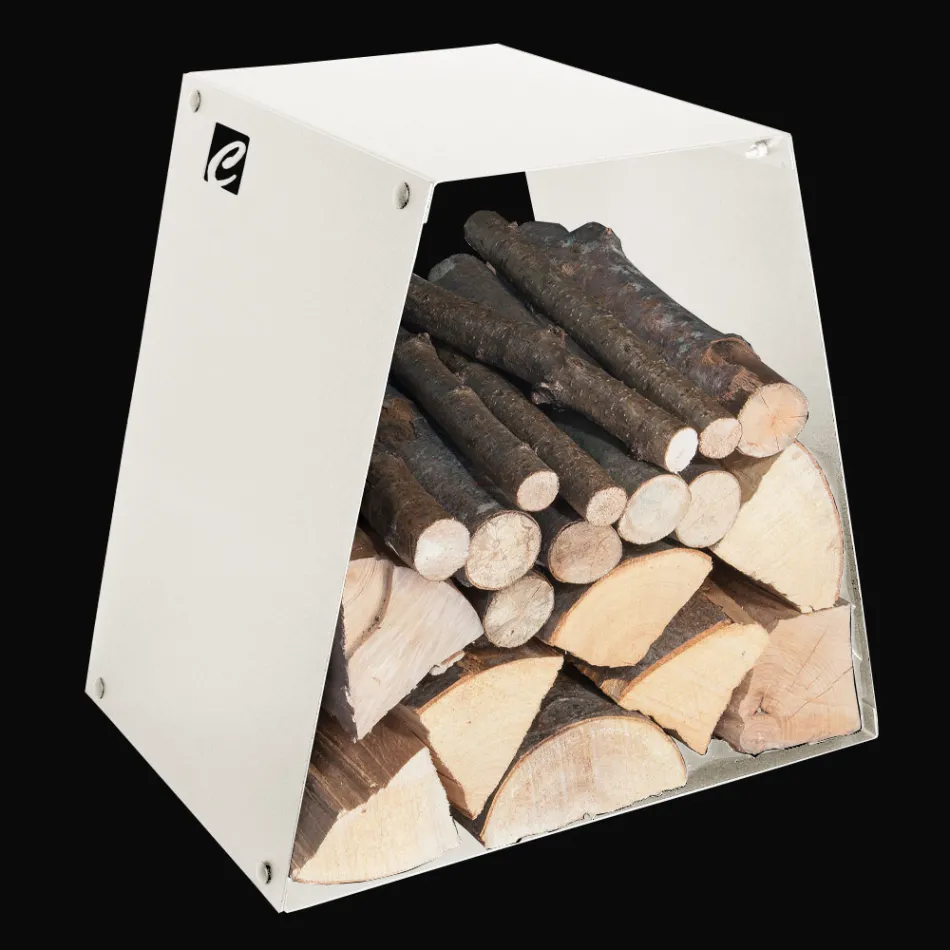 Suport modern pentru podea din oțel vopsit Fabricat în Italia - Demetra Viadurini