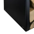 Suport modern pentru bușteni din oțel vopsit Fabricat în Italia - Patrik Viadurini