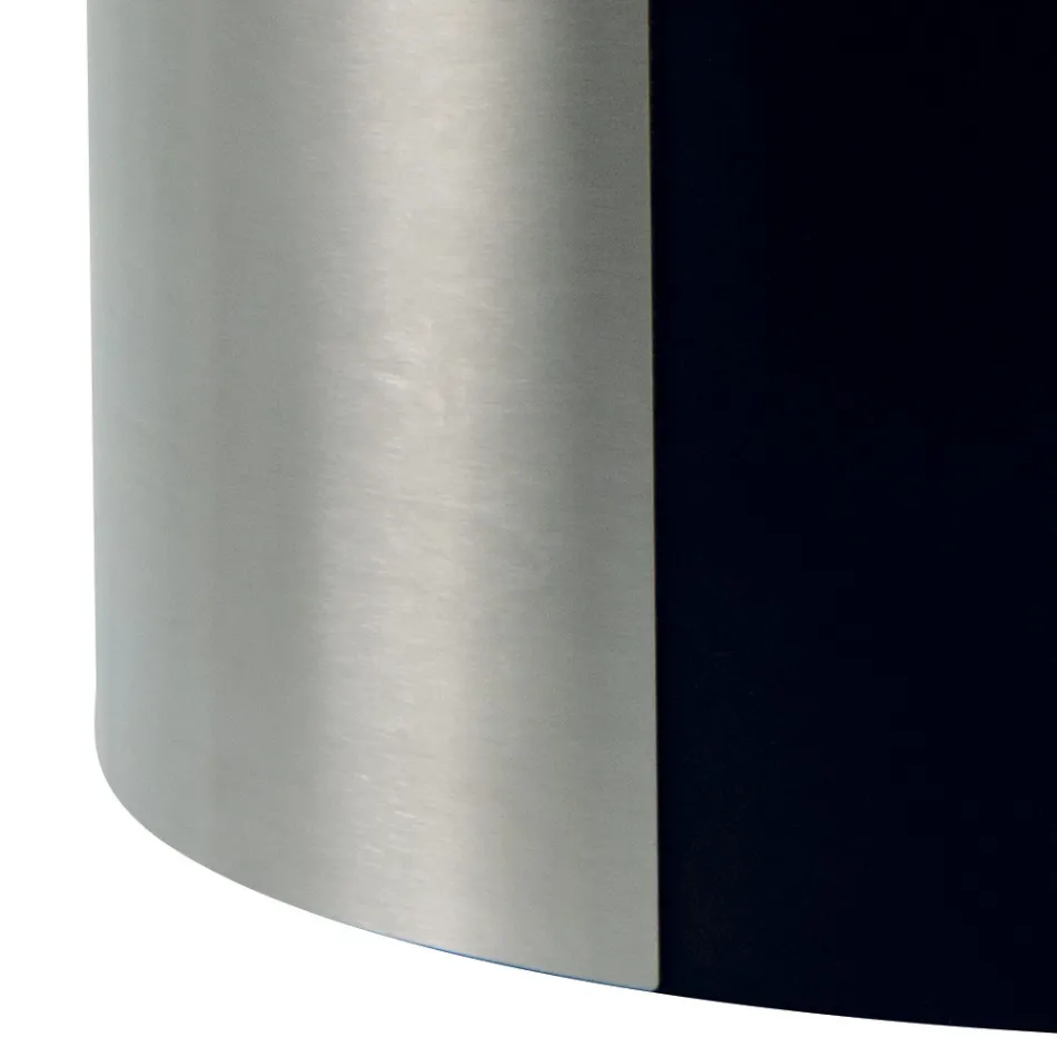 Suport din lemn modern din metal cu roți fabricat în Italia - creion Viadurini