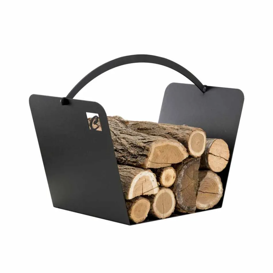 Suport pentru șemineu pentru Camino Caf Design Made in Italy PLO Viadurini