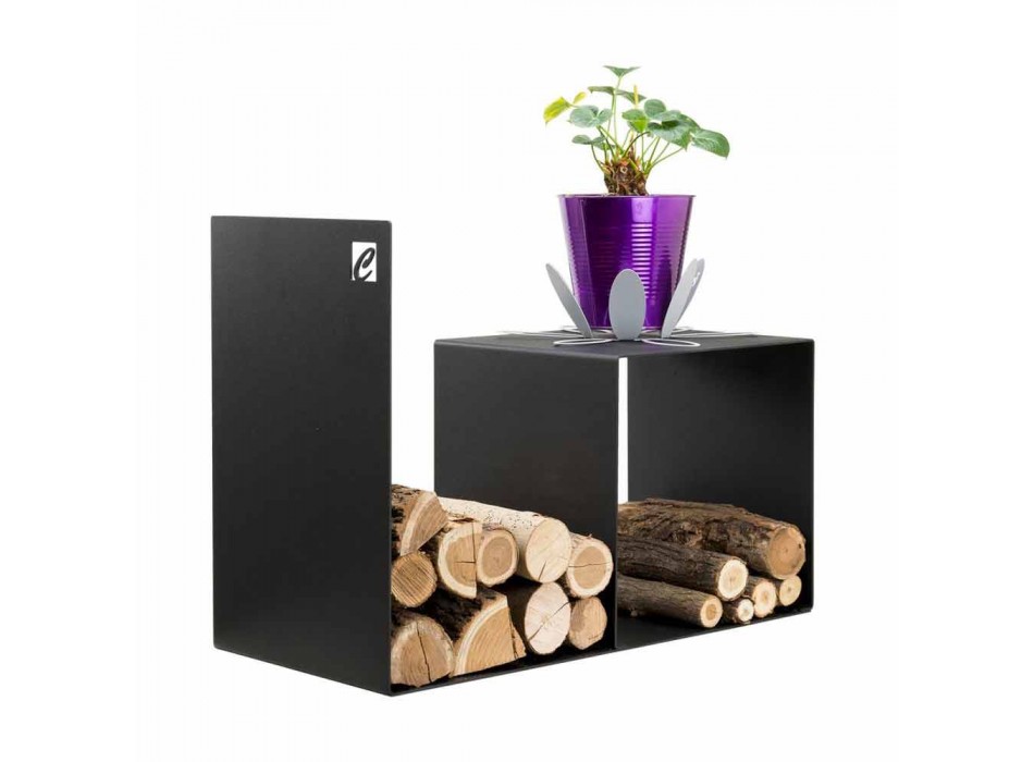 Suport pentru lemn de foc Caf Design PL6 Viadurini