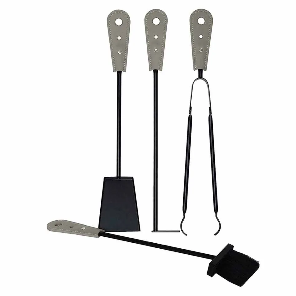 Lemn de păstrare, suport pentru fier și fier pentru piele Nicad, fabricat în Italia Viadurini