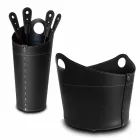 Lemn de păstrare, suport pentru fier și fier pentru piele Nicad, fabricat în Italia Viadurini