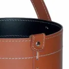 Design stand umbrelă în piele regenerată Regen, fabricată în Italia Viadurini