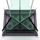 Stand de umbrele de design modern în colorat de metacrilat Fabricat în Italia - Tati Viadurini