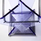 Stand de umbrele de design modern în colorat de metacrilat Fabricat în Italia - Tati Viadurini