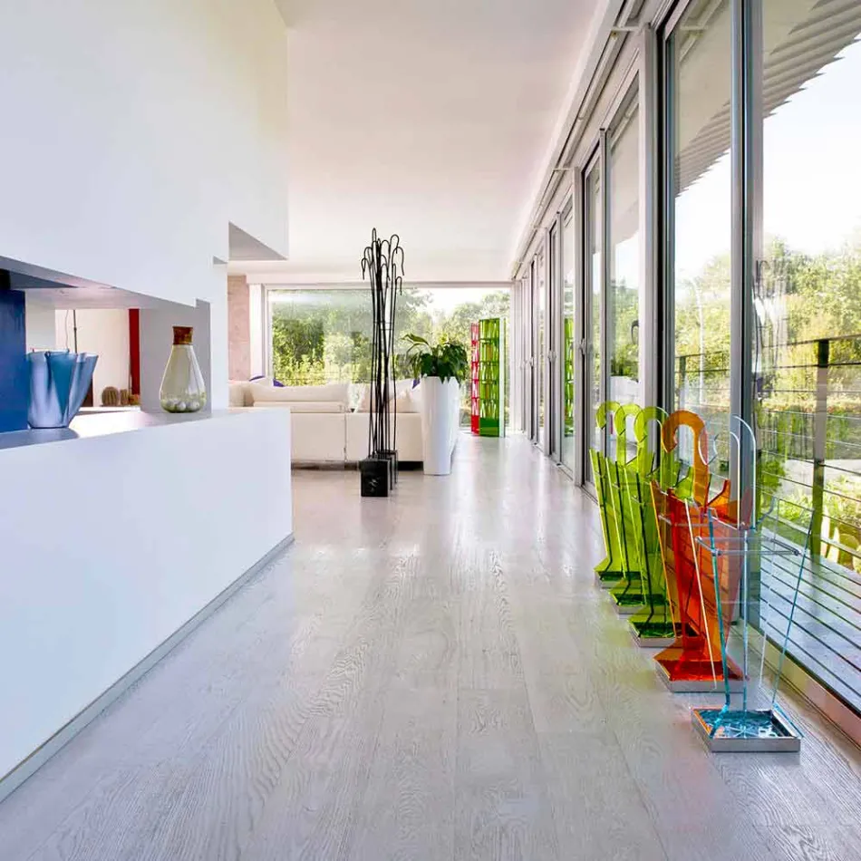 Stand de umbrele de design modern în colorat de metacrilat Fabricat în Italia - Tati Viadurini