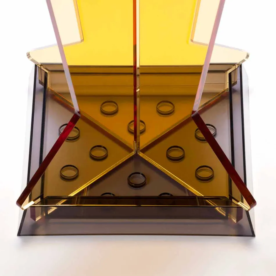 Stand de umbrele de design modern în colorat de metacrilat Fabricat în Italia - Tati Viadurini