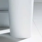 Stativ de umbrelă din piele regenerată din design manual realizat de Pluvia Viadurini