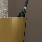 Suport pentru umbrele din tabla vopsita auriu si bronz Fabricat in Italia - Azalea Viadurini