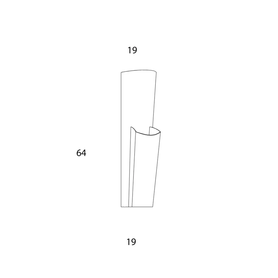 Suport pentru umbrele din tabla vopsita auriu si bronz Fabricat in Italia - Azalea Viadurini