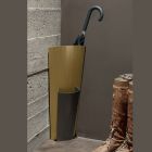 Suport pentru umbrele din tabla vopsita auriu si bronz Fabricat in Italia - Azalea Viadurini