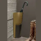 Suport pentru umbrele din tabla vopsita auriu si bronz Fabricat in Italia - Azalea Viadurini