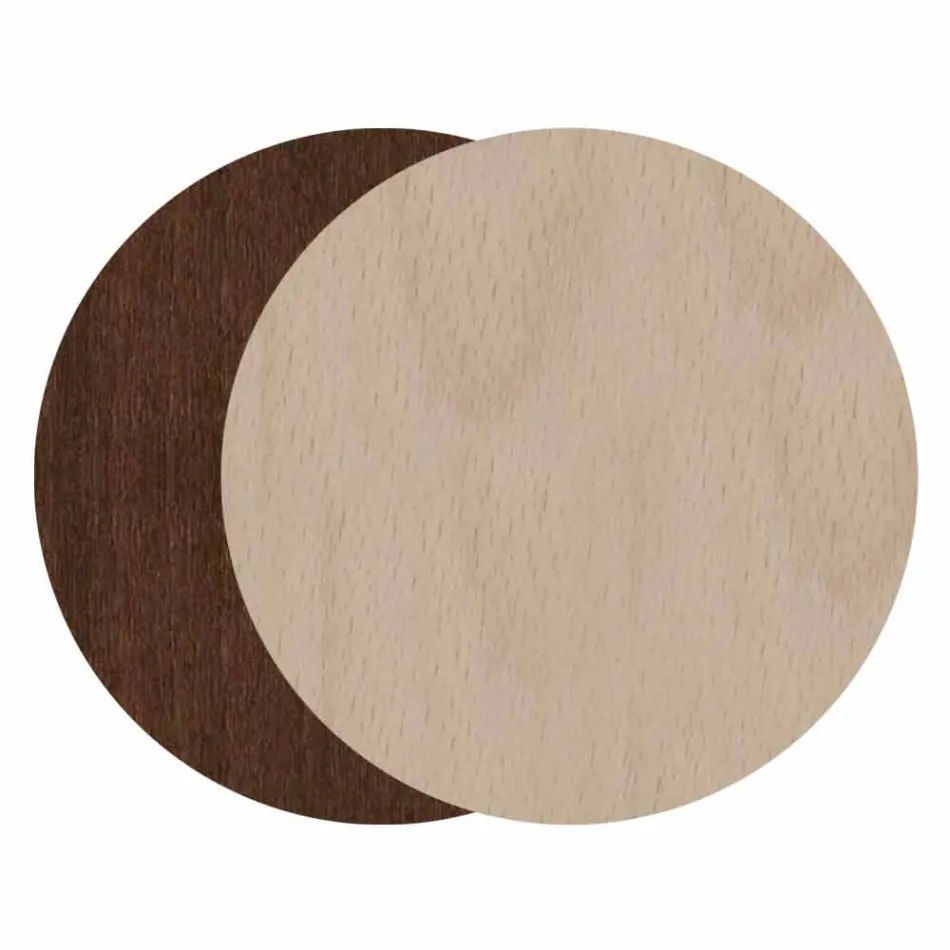 Stand umbrelă din lemn închis sau alb cu decorațiuni moderne de design - Cannabambu Viadurini