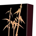 Stand umbrelă din lemn închis sau alb cu decorațiuni moderne de design - Cannabambu Viadurini