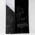 Suport umbrelă modern în plexiglas negru sau transparent cu gravură - Florinto Viadurini